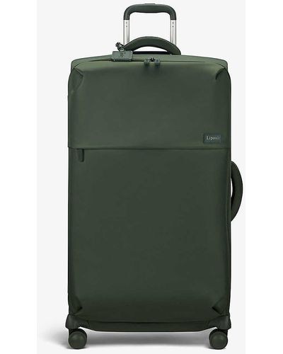 Lipault Plume Long-trip Woven Suitcase - Green