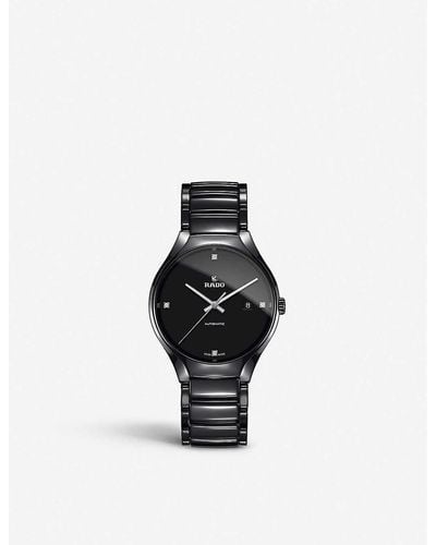 Rado R27056722 True Ceramic And Diamond Watch - Black