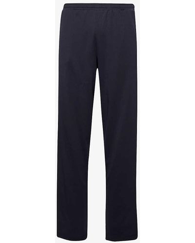 Zimmerli of Switzerland Vy Relaxed-fit Cotton Trousers - Blue