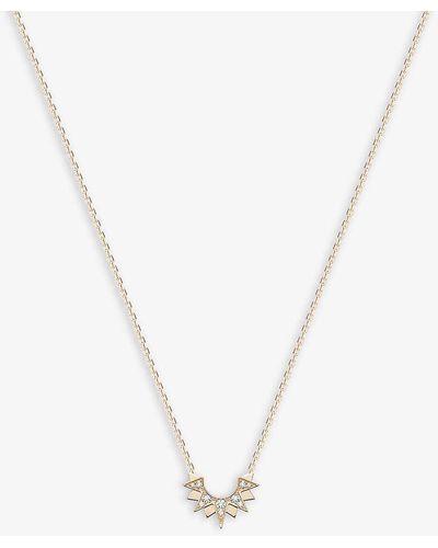 Piaget Sunlight 18ct And 0.06ct Diamond Pendant Necklace - White