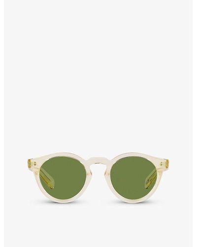 Oliver Peoples Ov5450su Martineaux Acetate Sunglasses - Green