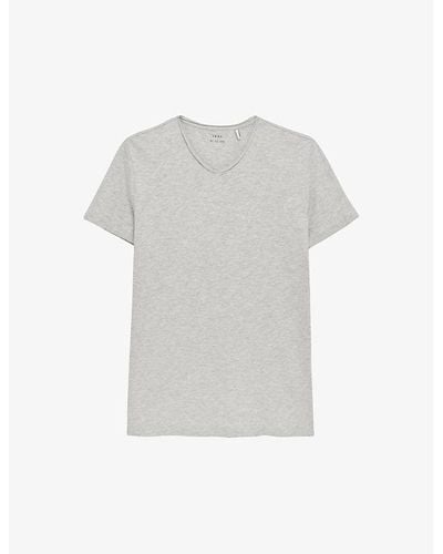 IKKS Regular-fit Short-sleeve Cotton T-shirt Xx - Gray
