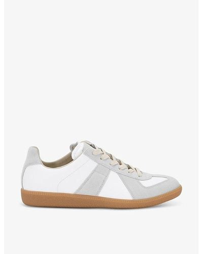 Maison Margiela Replica Leather Low-top Trainers - White