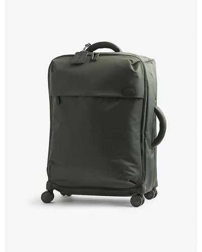 Lipault Plume Medium-trip Nylon Suitcase - Green