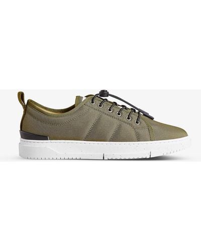 Ted Baker Oliiver Recycled-nylon Low-top Trainers - Multicolour