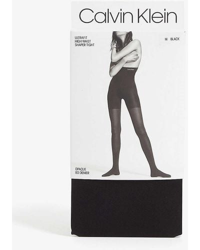 Calvin Klein Ultra Fit High-waisted 80 Denier Tights - White