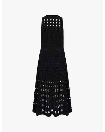 Jonathan Simkhai Nash Cut-out Knitted Midi Dress - Black