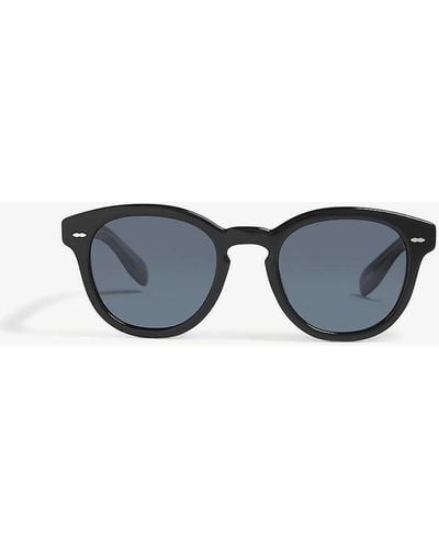 Oliver Peoples Cary Grant Sun Pillow Sunglasses - Blue