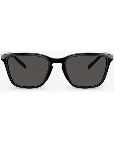Dolce & Gabbana Dg6145 Square-frame Nylon Sunglasses - Grey
