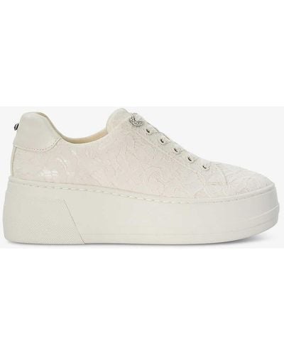 Dune Bridal Embraced Woven Low-top Trainers - White