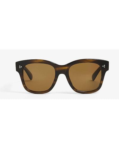 Oliver Peoples Melery Square-frame Acetate Sunglasses - Brown