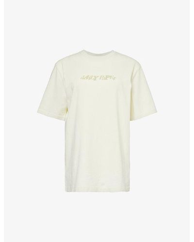 Daily Paper Unified Logo-print Cotton-jersey T-shirt - White