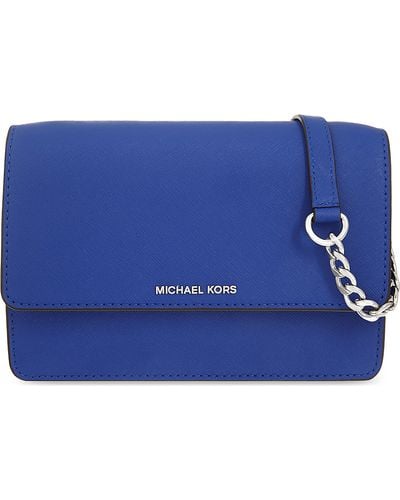 MICHAEL Michael Kors Daniela Small Leather Cross-body Bag - Blue