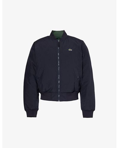 Lacoste Brand-patch Reversible Shell Jacket - Blue