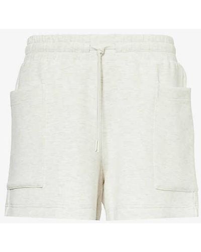 Varley Isabella Mid-rise Stretch-woven Short - White