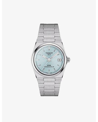 Tissot T1372071135100 Prx Stainless-steel Automatic Watch - Blue
