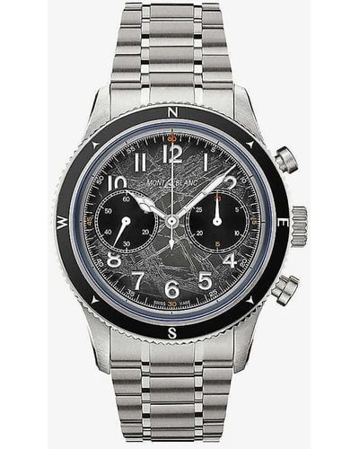 Montblanc 130983 1858 Stainless-steel Automatic Watch - Grey