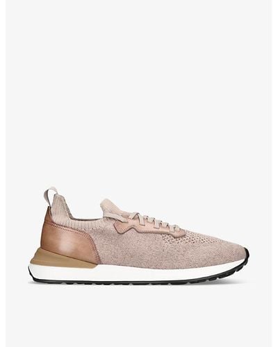 Magnanni Grafton Knitted Low-top Sneakers - Natural