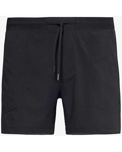 lululemon License To Train Drawstring-waist Stretch-recycled-nylon Shorts Xx - Blue