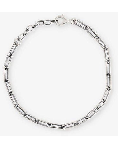 Serge Denimes Garland Chain Sterling- Bracelet - White