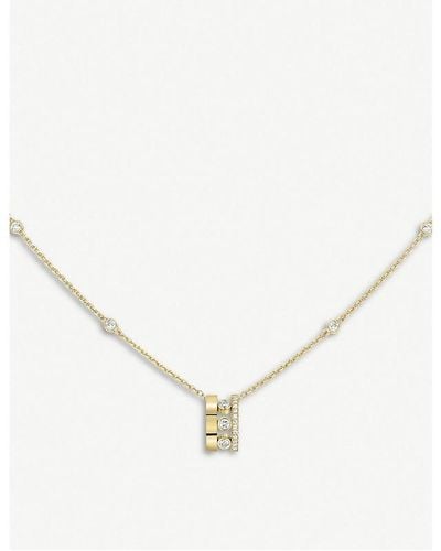 Messika Move Romane 18ct Yellow-gold And Diamond Necklace - Metallic