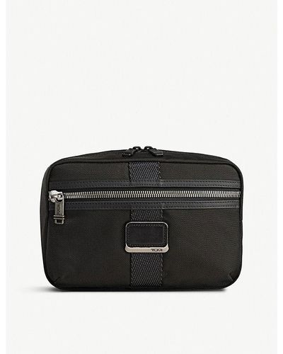 Tumi Sadler Fabric And Leather Briefcase - Black