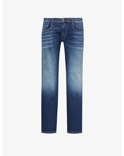Replay Anbass Regular-fit Slim-leg Jeans - Blue
