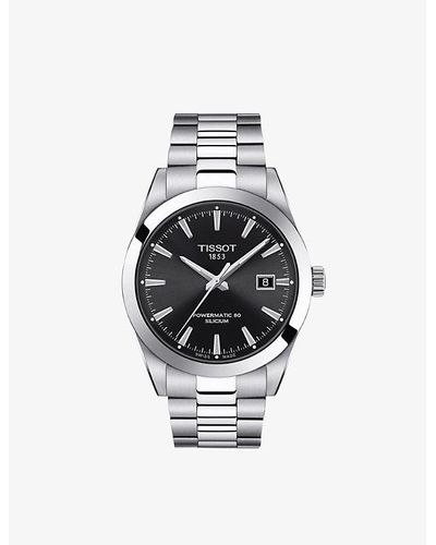 Tissot T127.407.11.051.00 Gentleman 80 Silicium Automatic Watch - Metallic