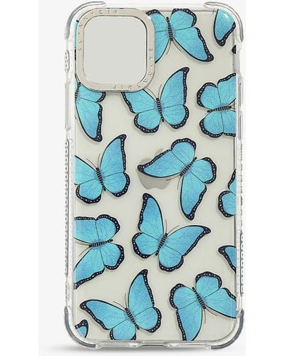 Skinnydip London Butterfly-print Iphone Xs Max/11 Pro Max Phone Case - Blue