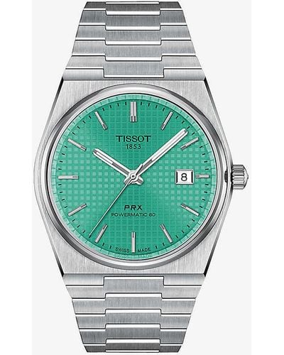 Tissot T137.407.11.091.01 Prx 40 Stainless-steel Automatic Watch - Blue