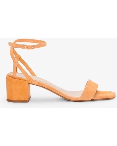 Claudie Pierlot Anvers Block Heel Leather Sandals - Multicolor