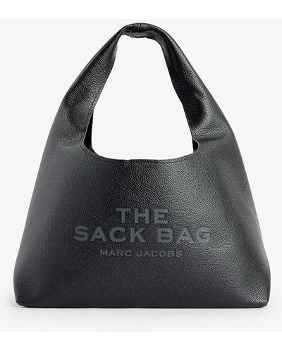 Marc Jacobs The Sack Leather Shoulder Bag - Black