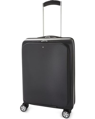Montblanc Nightflight Four-wheel Trolley Suitcase 55cm - Black