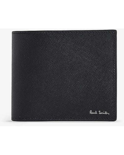 Paul Smith Graphic-print Leather Wallet - White