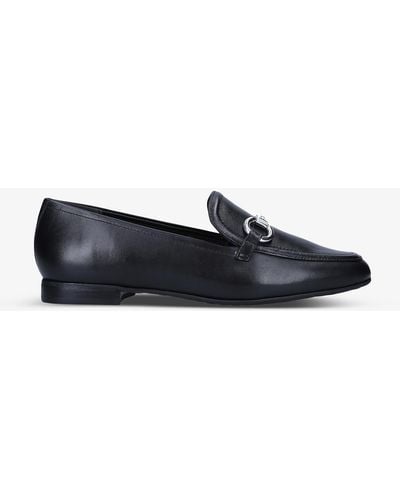Carvela Kurt Geiger Charm Horsebit-embellished Leather Loafers - Black
