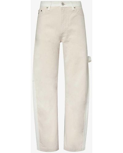 Stella McCartney Banana Wide-leg Mid-rise Jeans - White