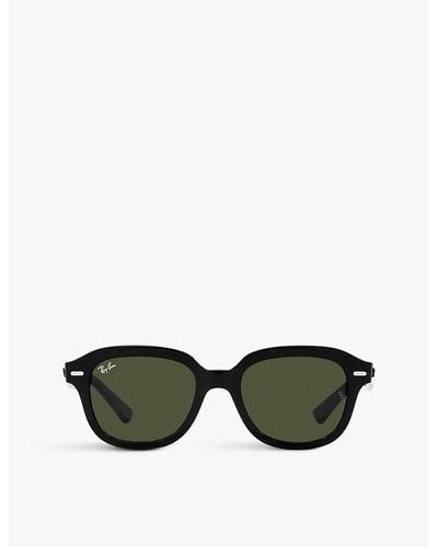 Ray-Ban Rb4398 Erik Square-frame Acetate Sunglasses - Green