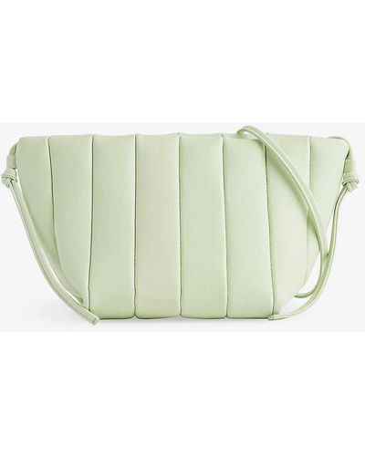 Maeden Boulevard Quilted Leather Cross-body Bag - Green