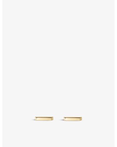 Astley Clarke Aubar 14ct Yellow-gold Stud Earrings - Metallic