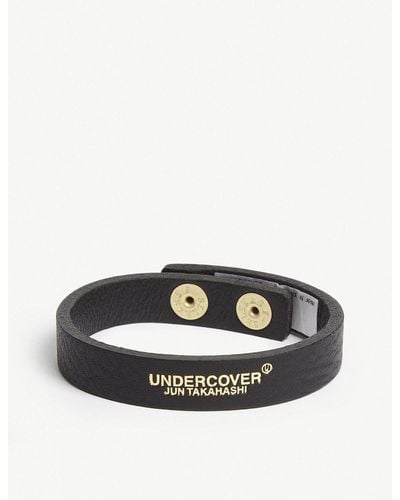 Undercover Leather Bracelet - Black