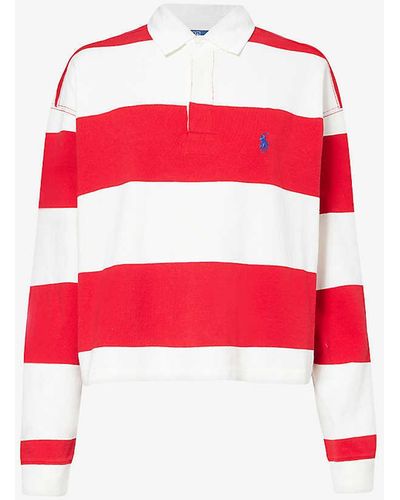 Polo Ralph Lauren Rugby Brand-embroidered Cotton Shirt X