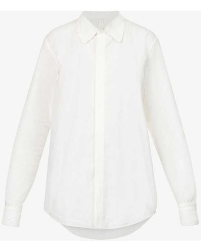 Lauren Manoogian Patti Long-sleeved Cotton Shirt - White