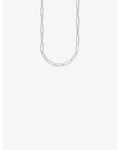 Thomas Sabo Charm Sterling Silver Necklace - White