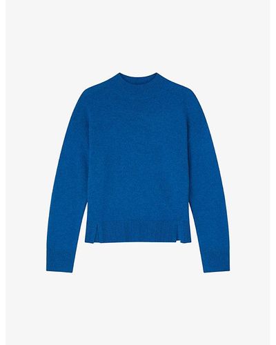 LK Bennett Zoe Relaxed-fit Knitted Sweater - Blue
