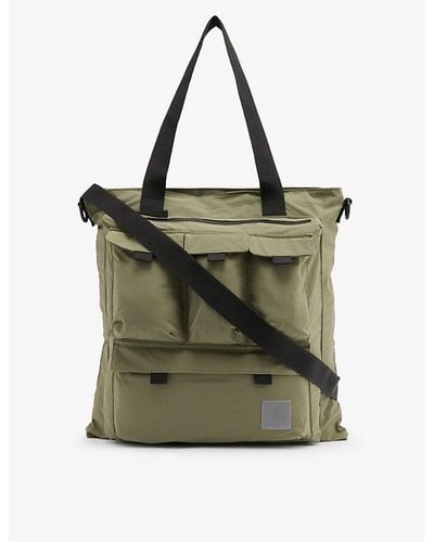 Carhartt Elway Brand-patch Woven Shoulder Bag - Green