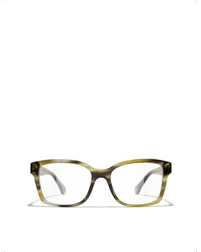 Chanel Square Eyeglasses - Green