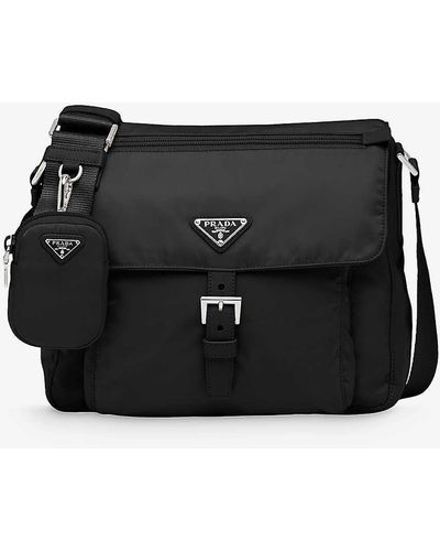 Prada Re-nylon Recycled-polyester Cross-body Bag - Black