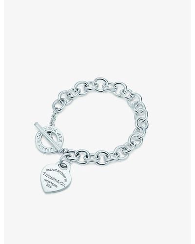 Tiffany & Co. Return To Tiffany Sterling-silver Bracelet - Blue