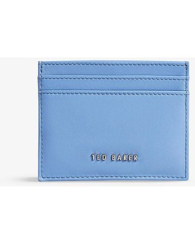 Ted Baker Garcina Leather Cardholder - Blue
