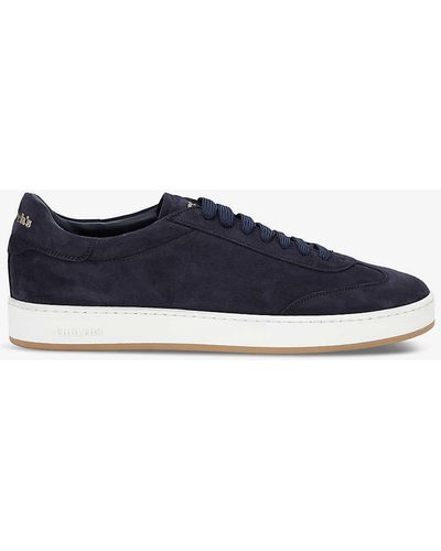Church's Largs Branded Suede Low-top Trainers - Blue